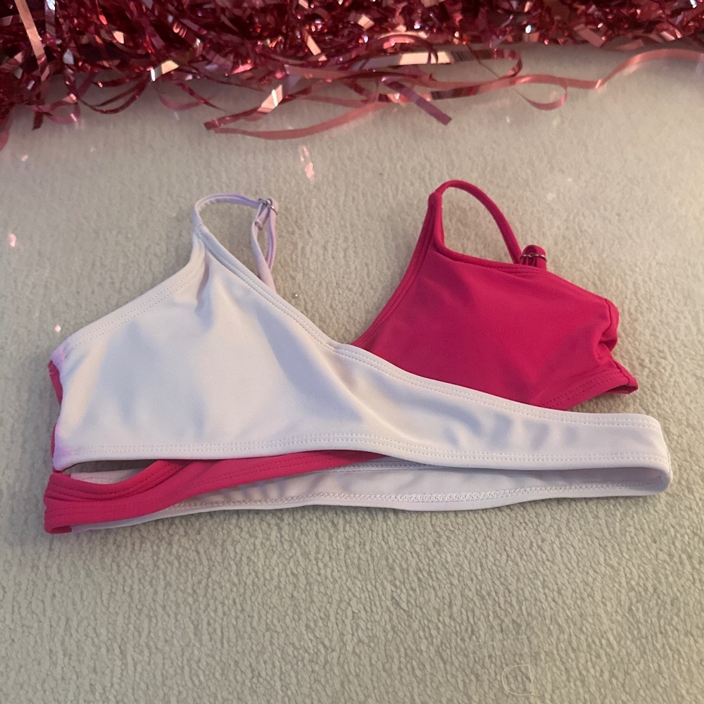 Cute Multicolored Bikini Top Girls (10-12)
